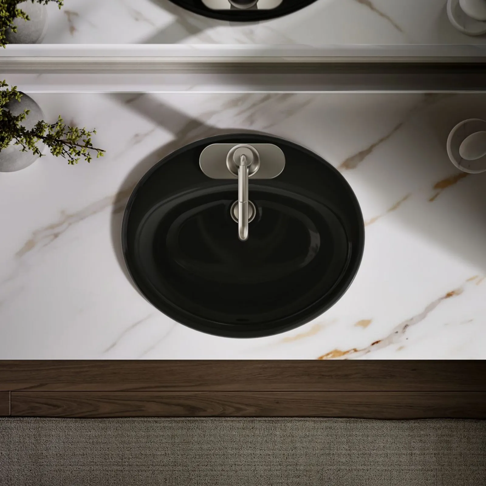 19-1/4" oval drop-in bathroom sink^Kohler Best
