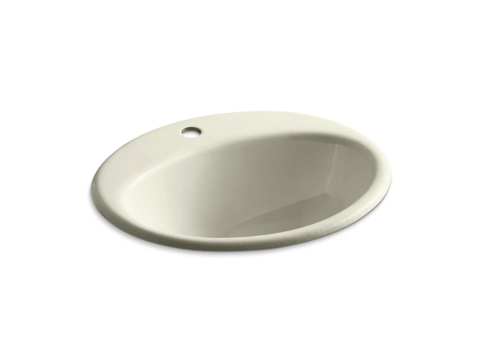 19-1/4" oval drop-in bathroom sink^Kohler Best