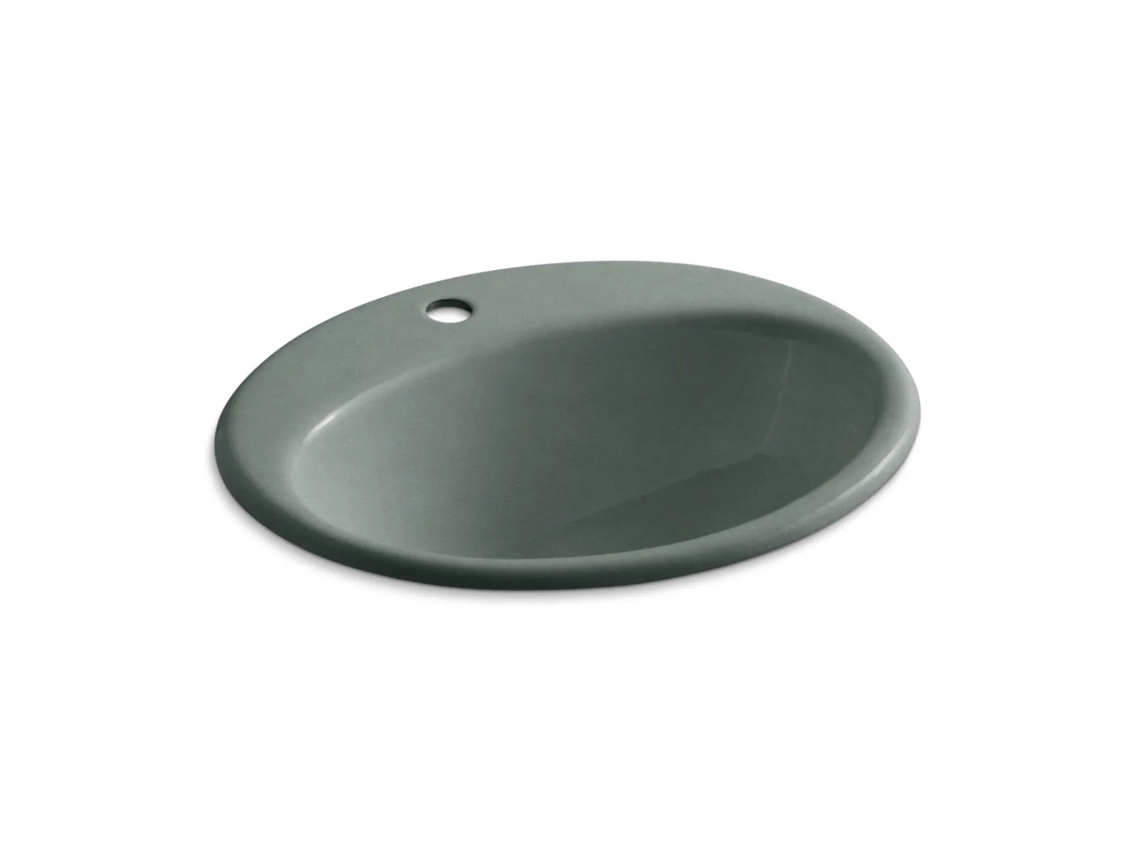 19-1/4" oval drop-in bathroom sink^Kohler Best