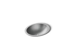 20" oval drop-in/undermount bathroom sink, no overflow^Kohler New