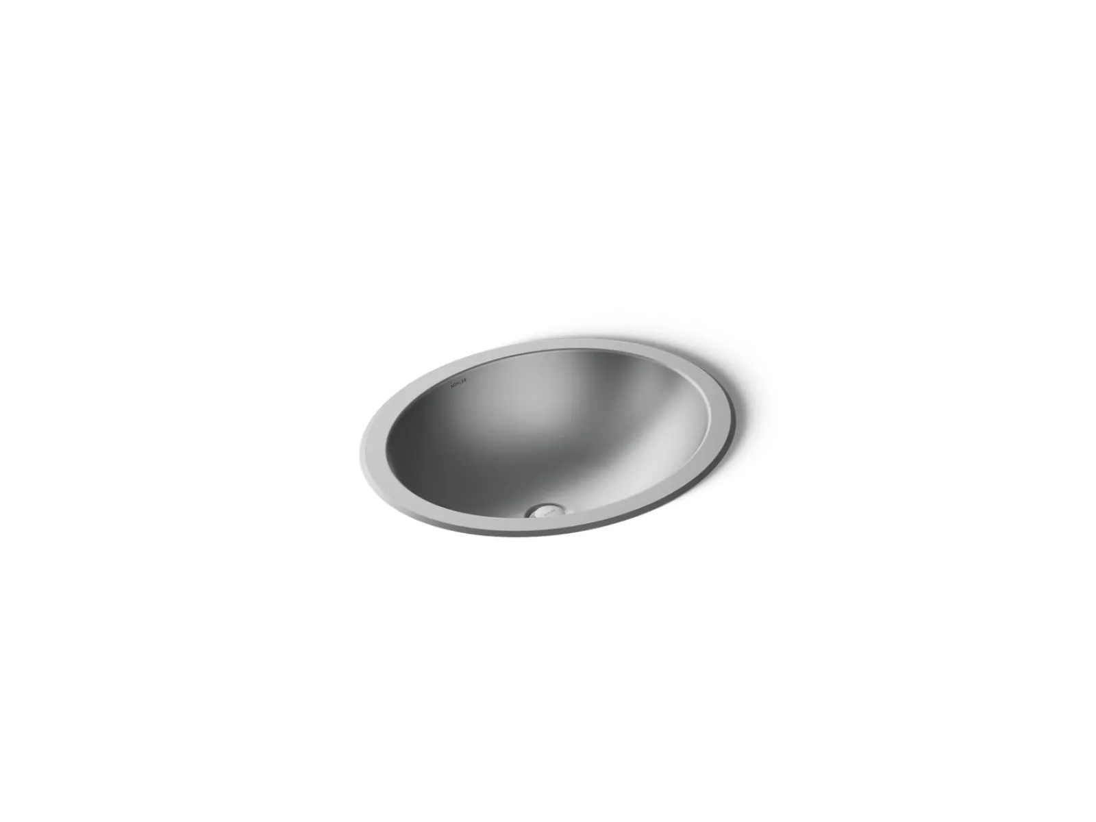 20" oval drop-in/undermount bathroom sink, no overflow^Kohler New