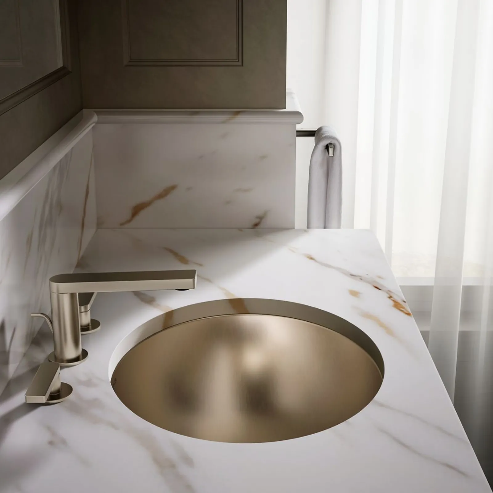 20" oval drop-in/undermount bathroom sink, no overflow^Kohler New