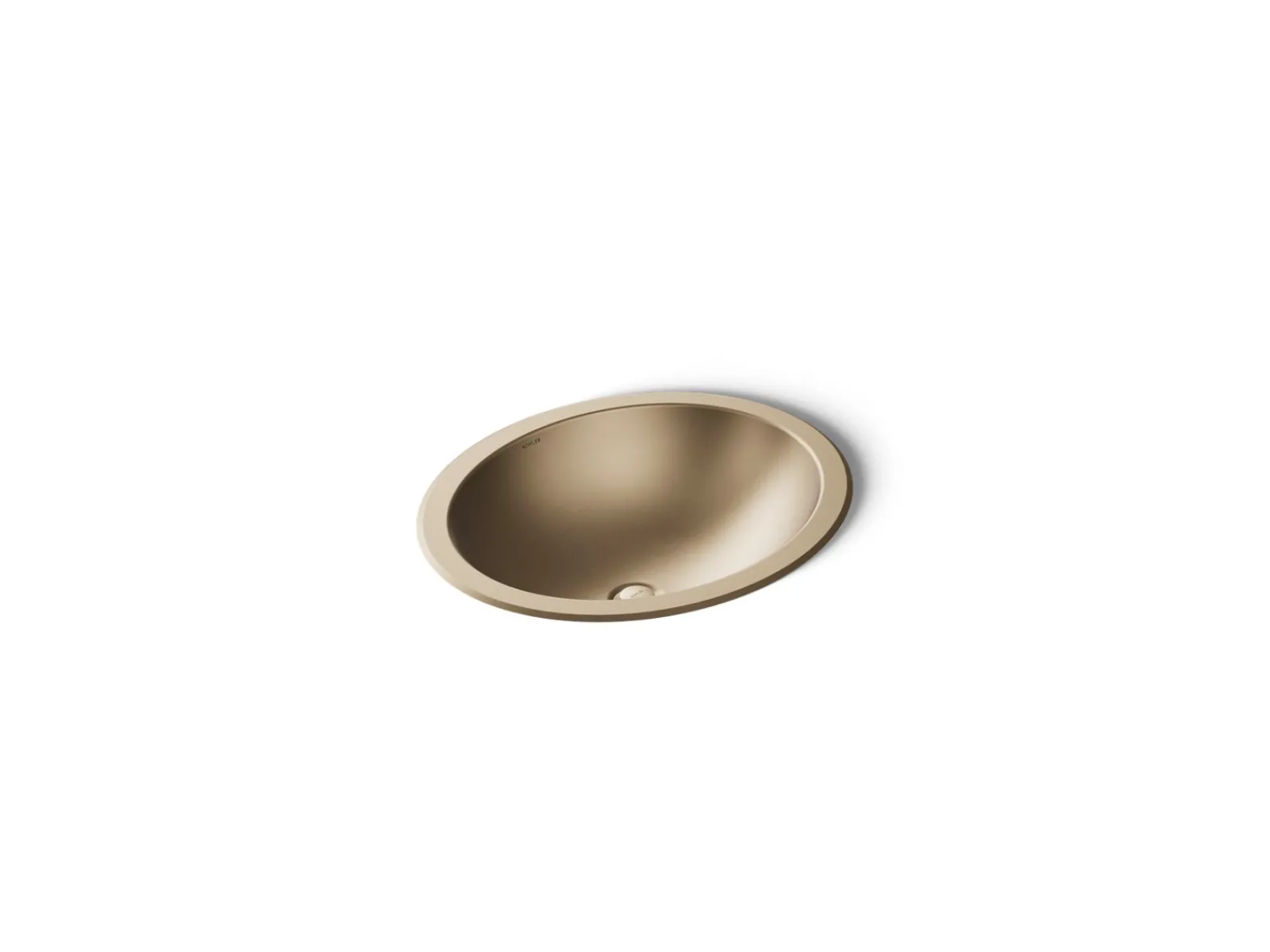 20" oval drop-in/undermount bathroom sink, no overflow^Kohler New