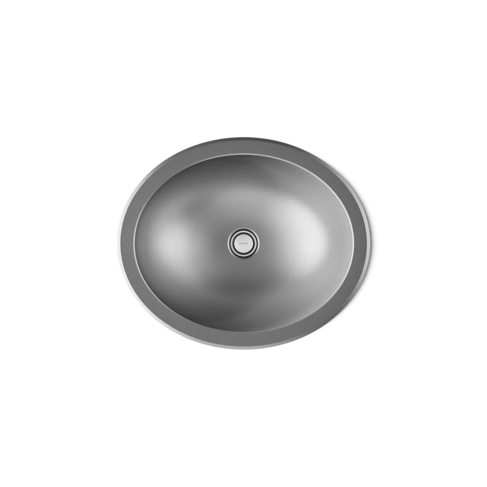 20" oval drop-in/undermount bathroom sink, no overflow^Kohler New