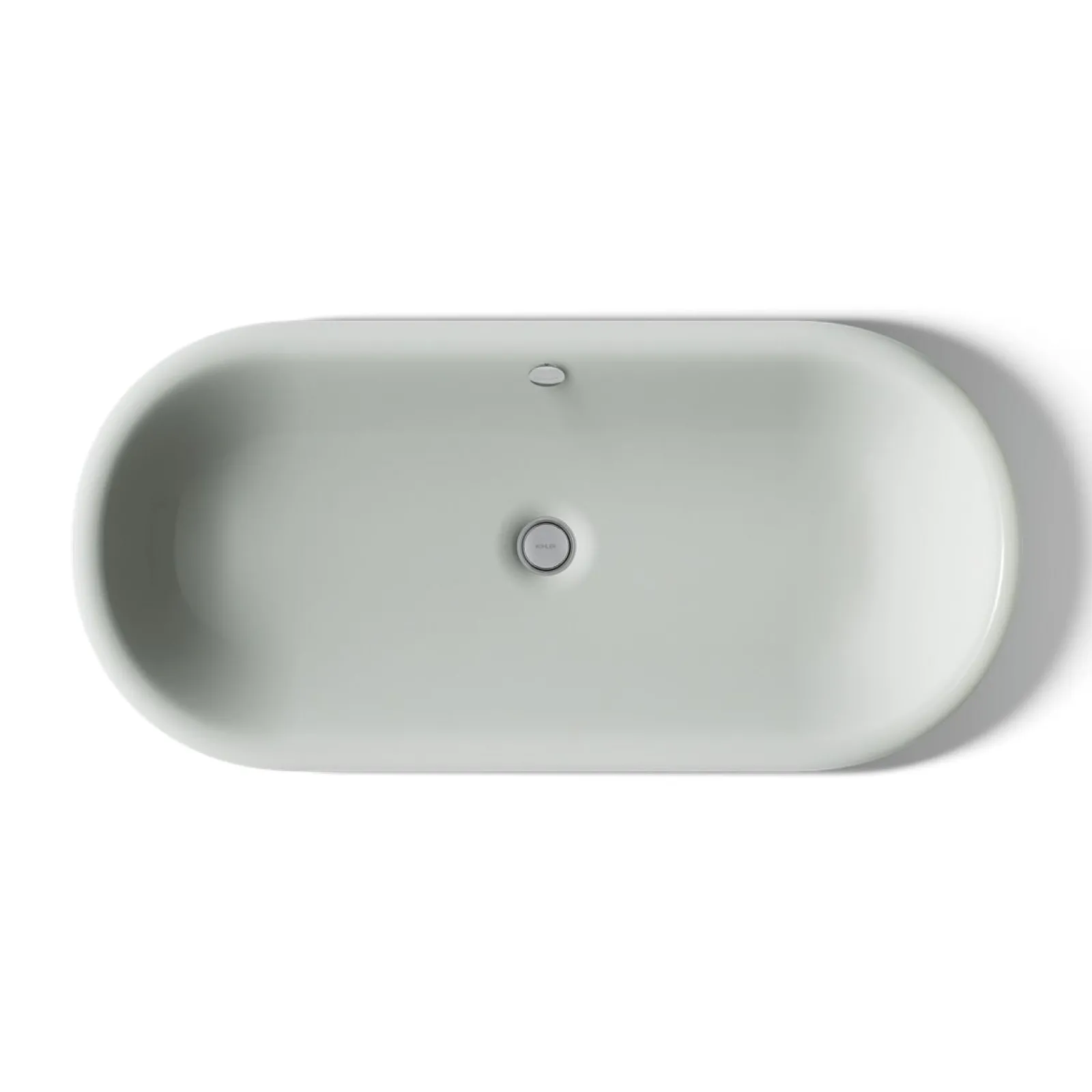 33" oval drop-in/undermount/vessel bathroom sink with Iron Black painted underside^Kohler Hot