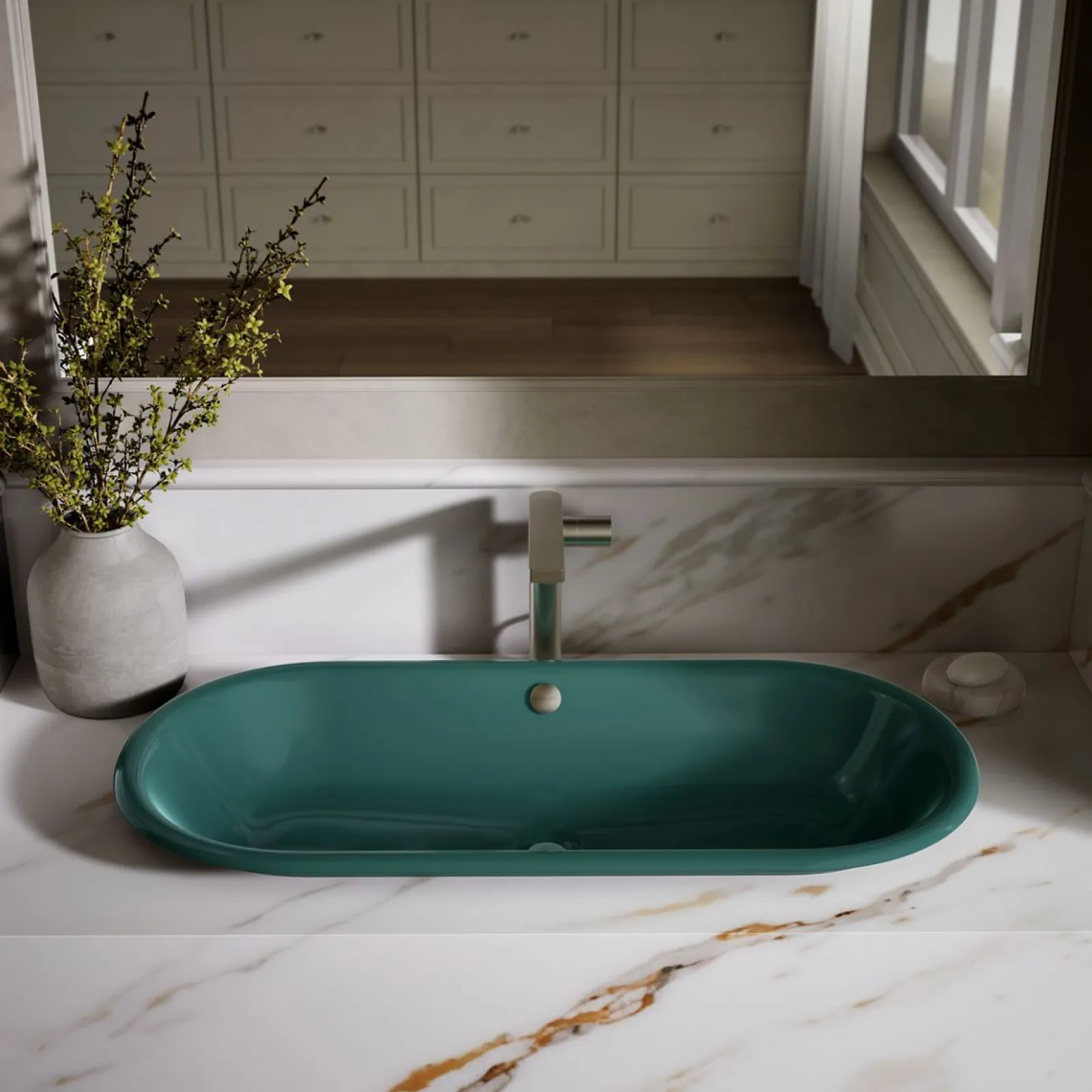 33" oval drop-in / undermount / vessel bathroom sink^Kohler Hot