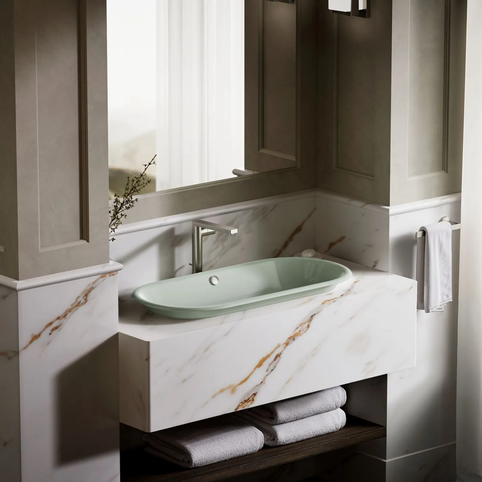 33" oval drop-in / undermount / vessel bathroom sink^Kohler