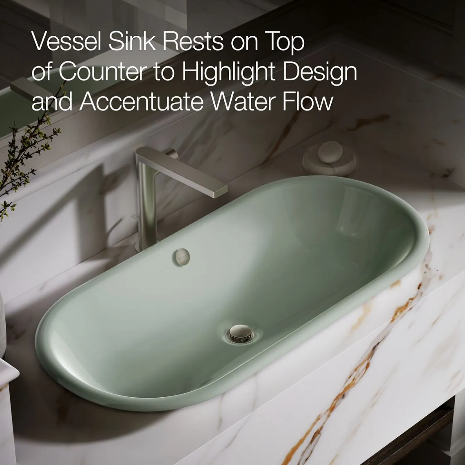 33" oval drop-in / undermount / vessel bathroom sink^Kohler
