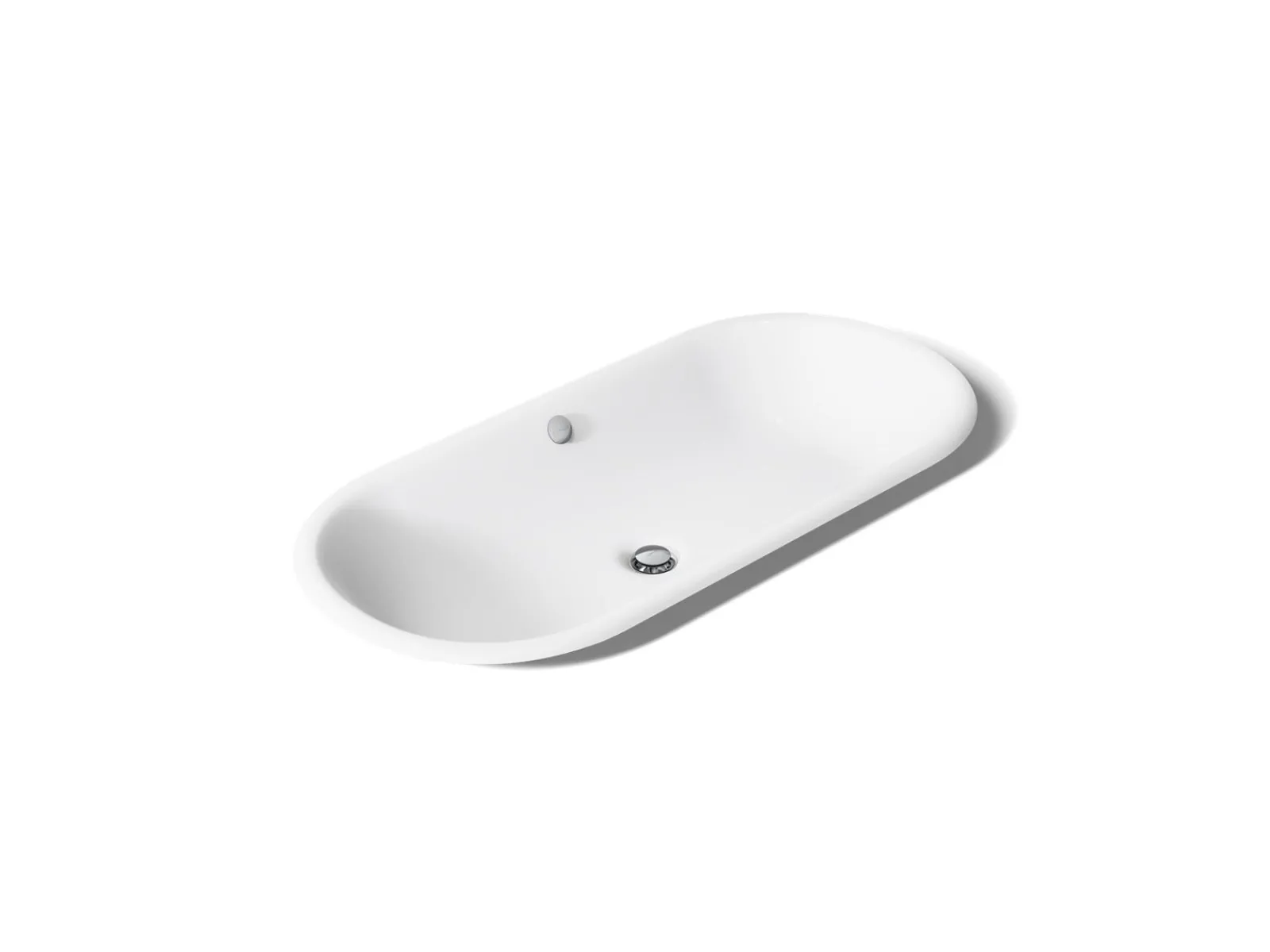 33" oval drop-in/undermount/vessel bathroom sink with painted underside^Kohler Outlet