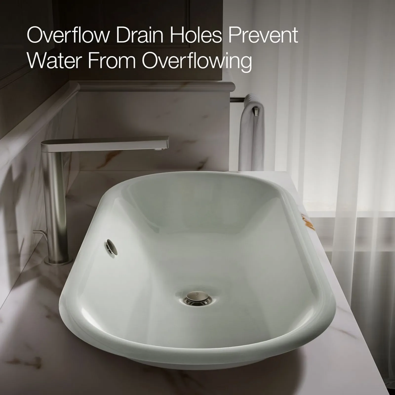 33" oval drop-in/undermount/vessel bathroom sink with painted underside^Kohler Outlet