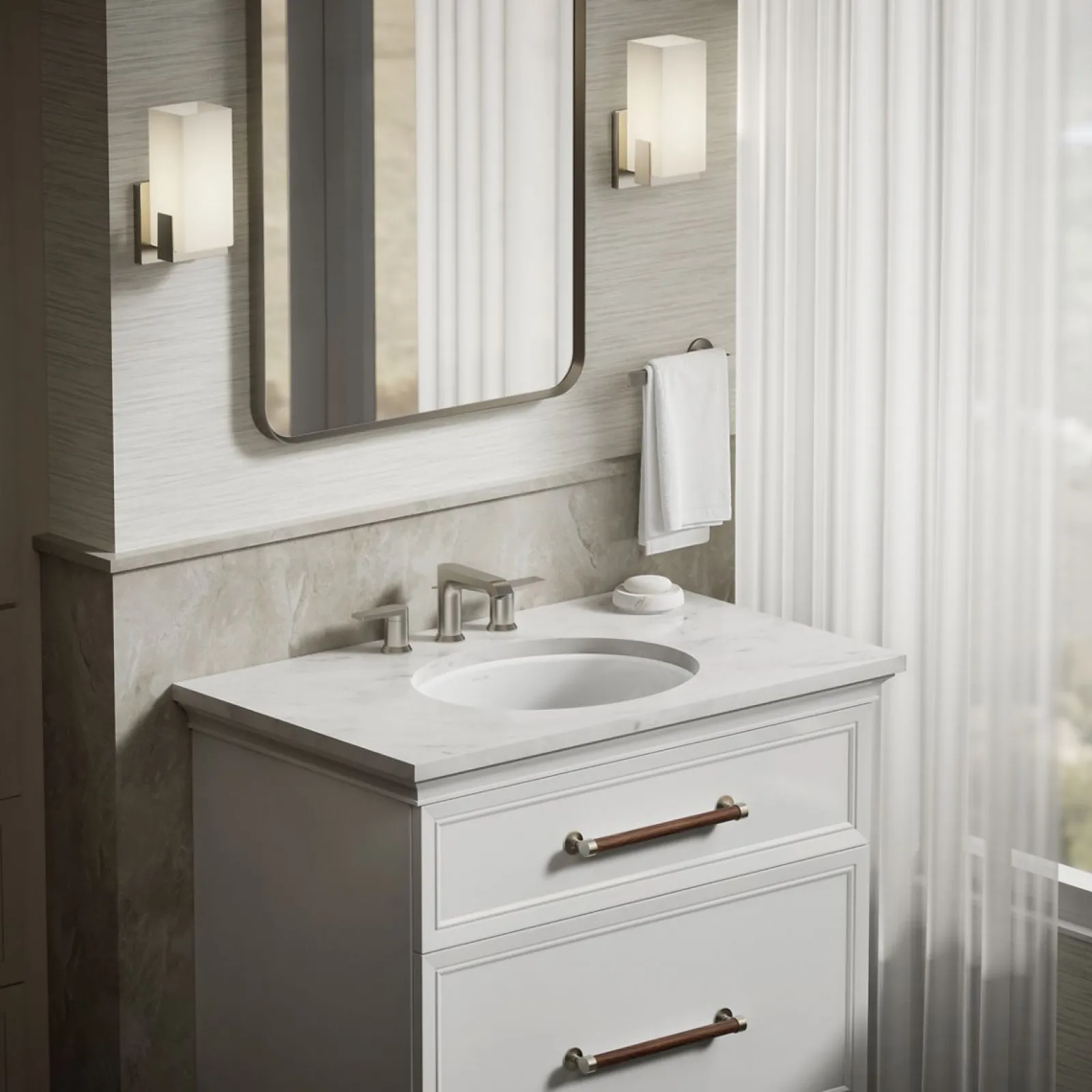 19-1/4" oval undermount bathroom sink^Kohler Best