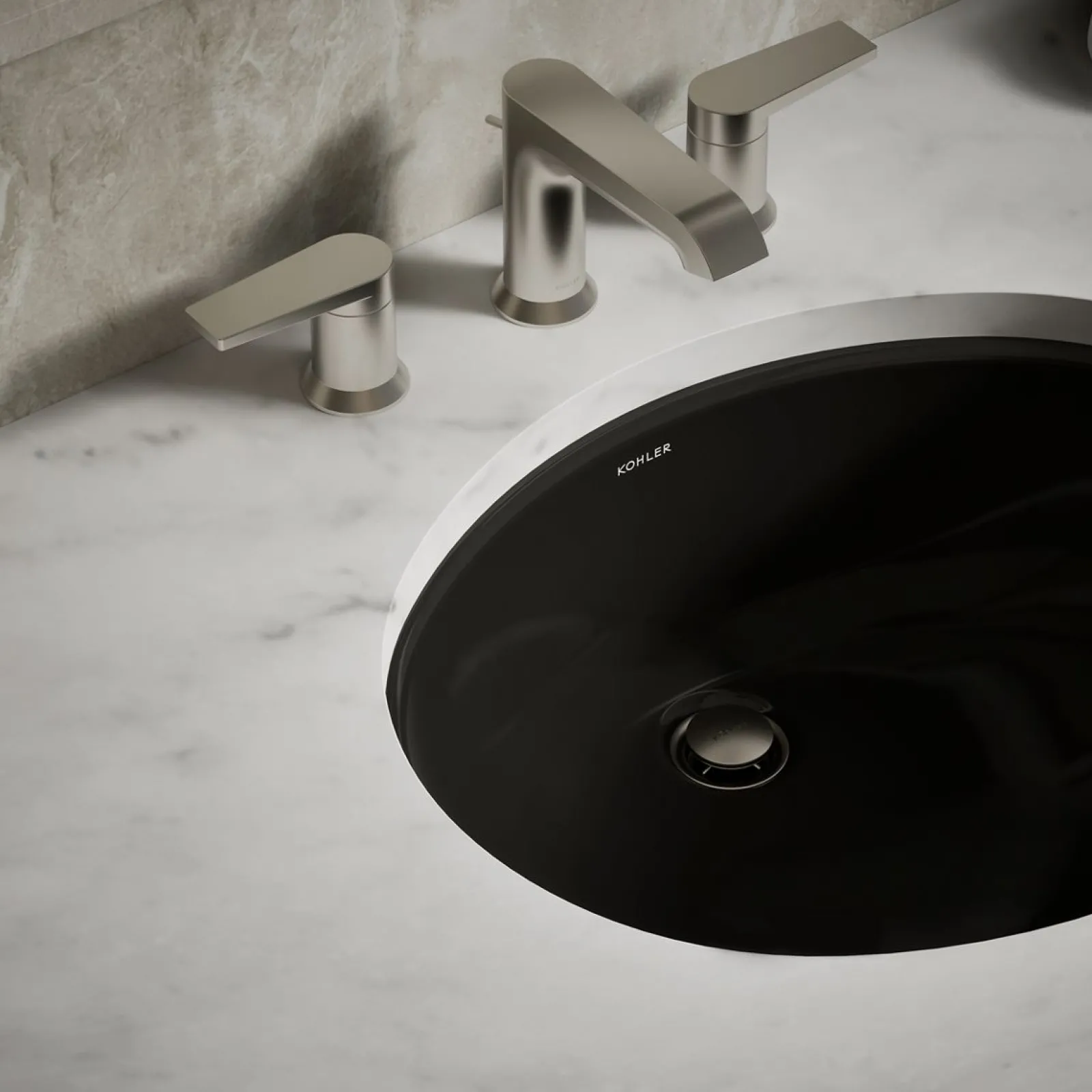 19-1/4" oval undermount bathroom sink^Kohler Best