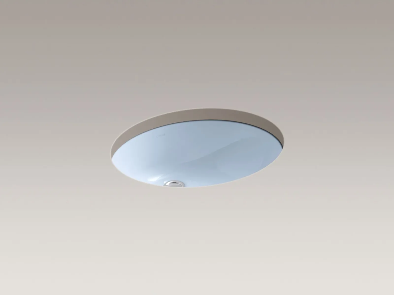 19-1/4" oval undermount bathroom sink^Kohler Best