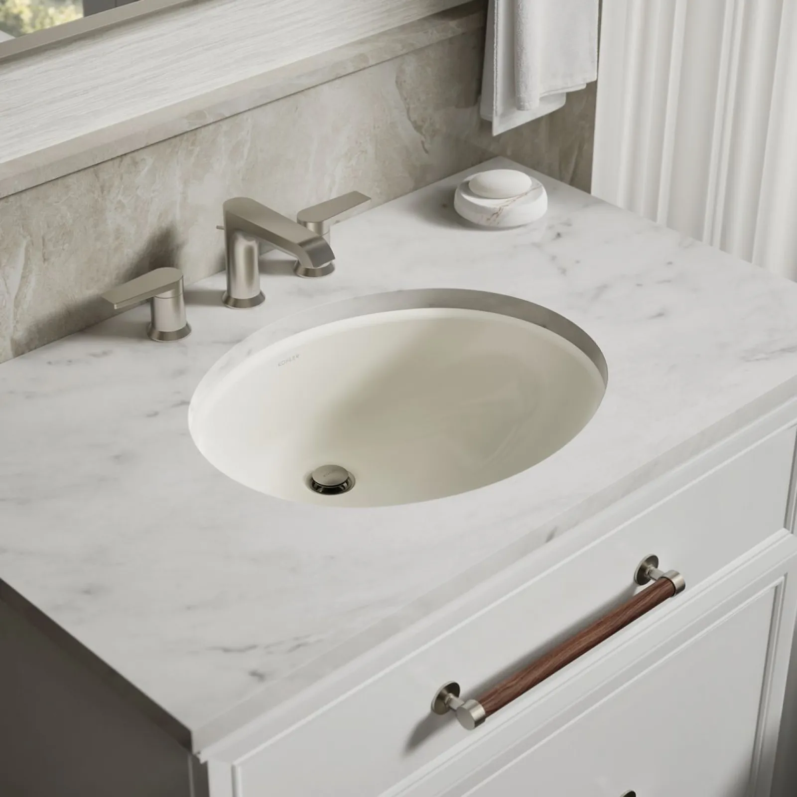 19-1/4" oval undermount bathroom sink^Kohler Sale