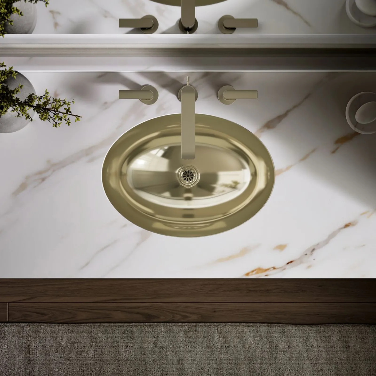 23-1/4" oval undermount bathroom sink, no overflow^Kohler Online