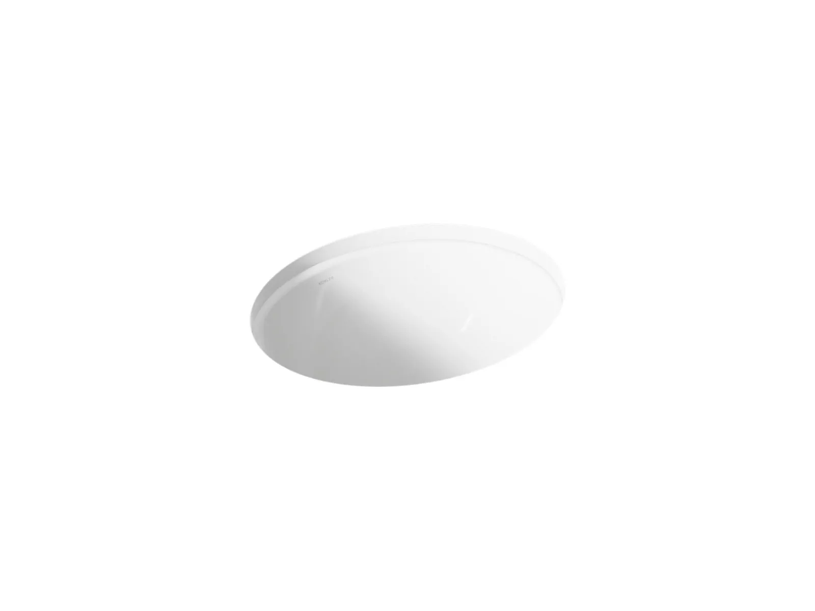 19-1/4" oval undermount bathroom sink, no overflow^Kohler Discount