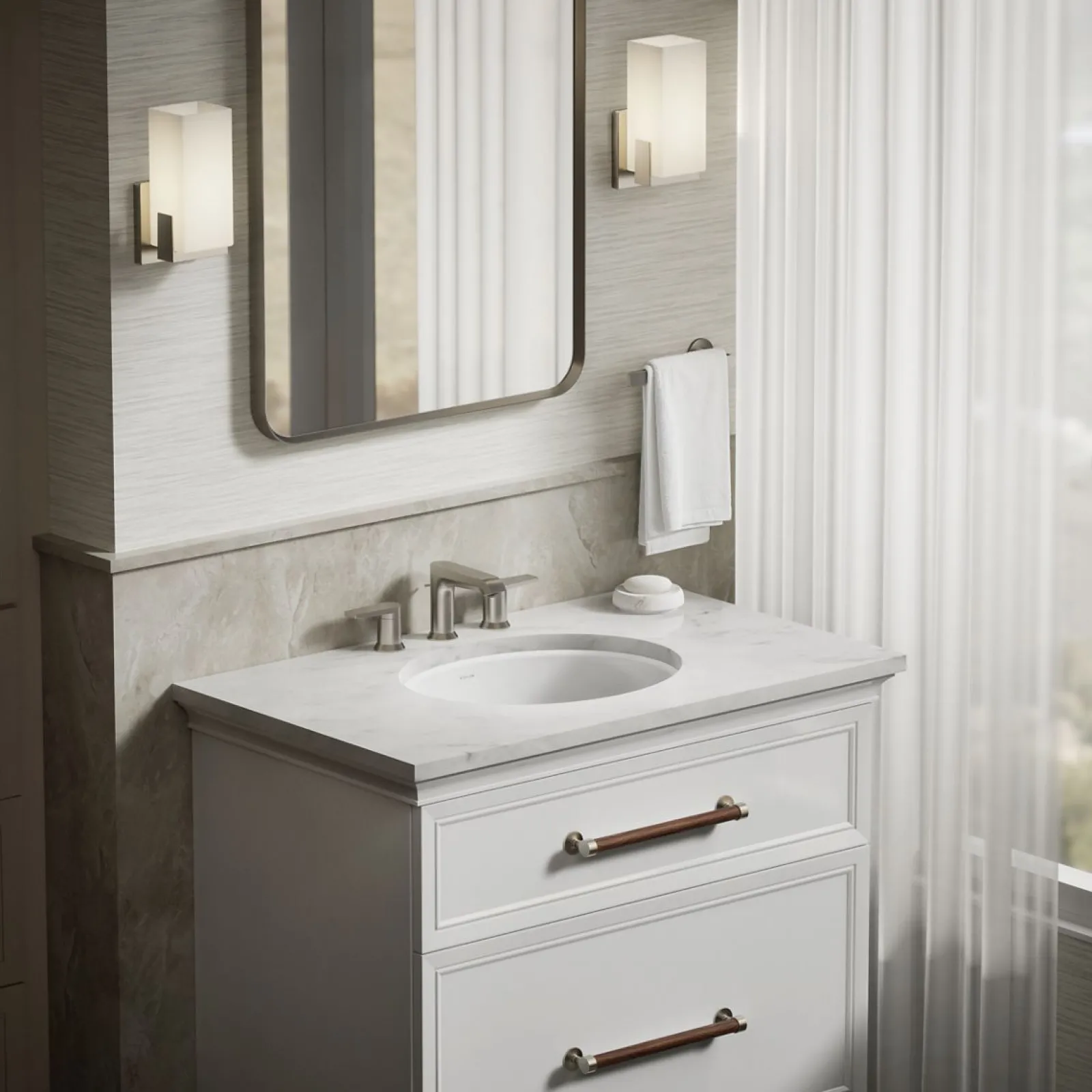 19-1/4" oval undermount bathroom sink, no overflow^Kohler Discount