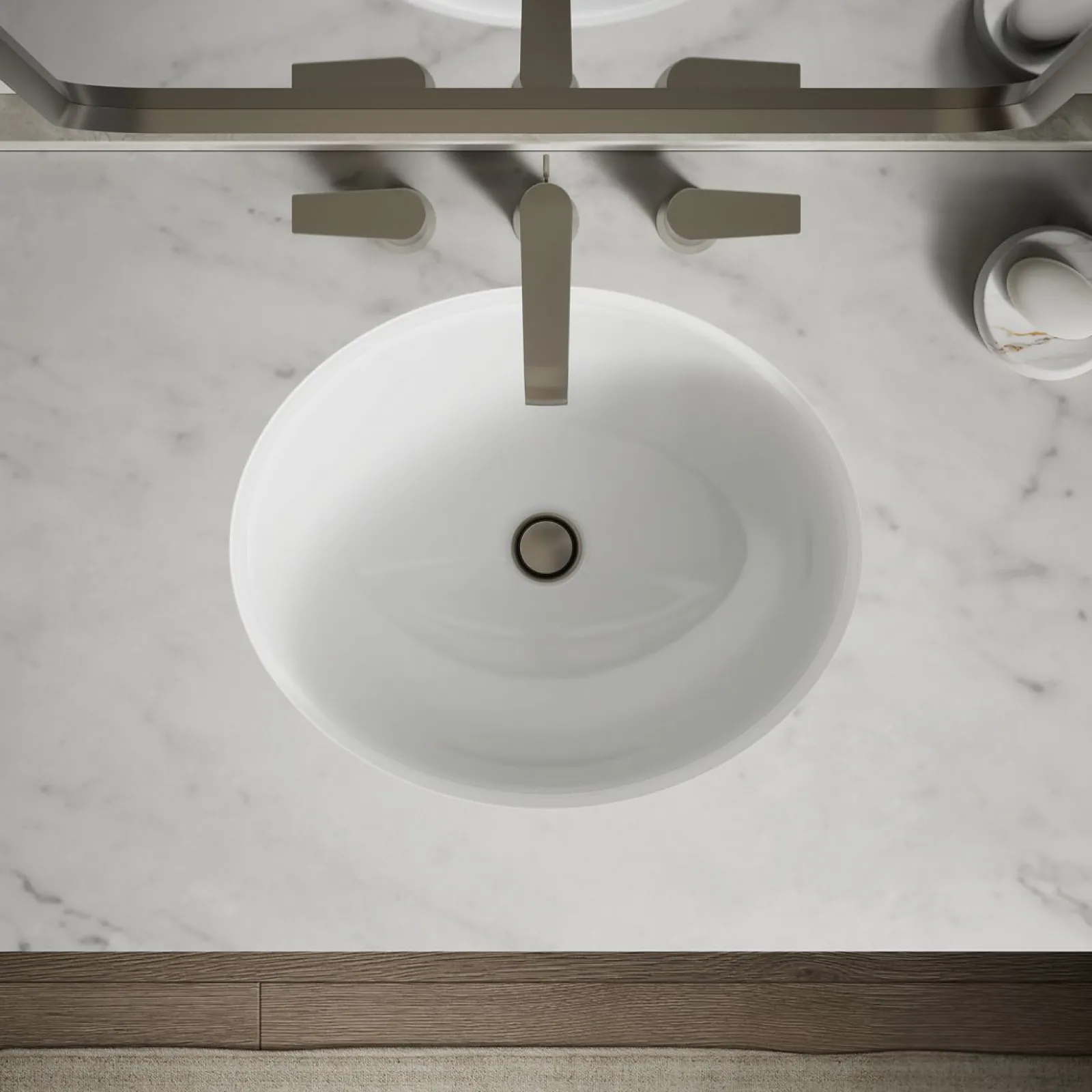 19-1/4" oval undermount bathroom sink, no overflow^Kohler Discount