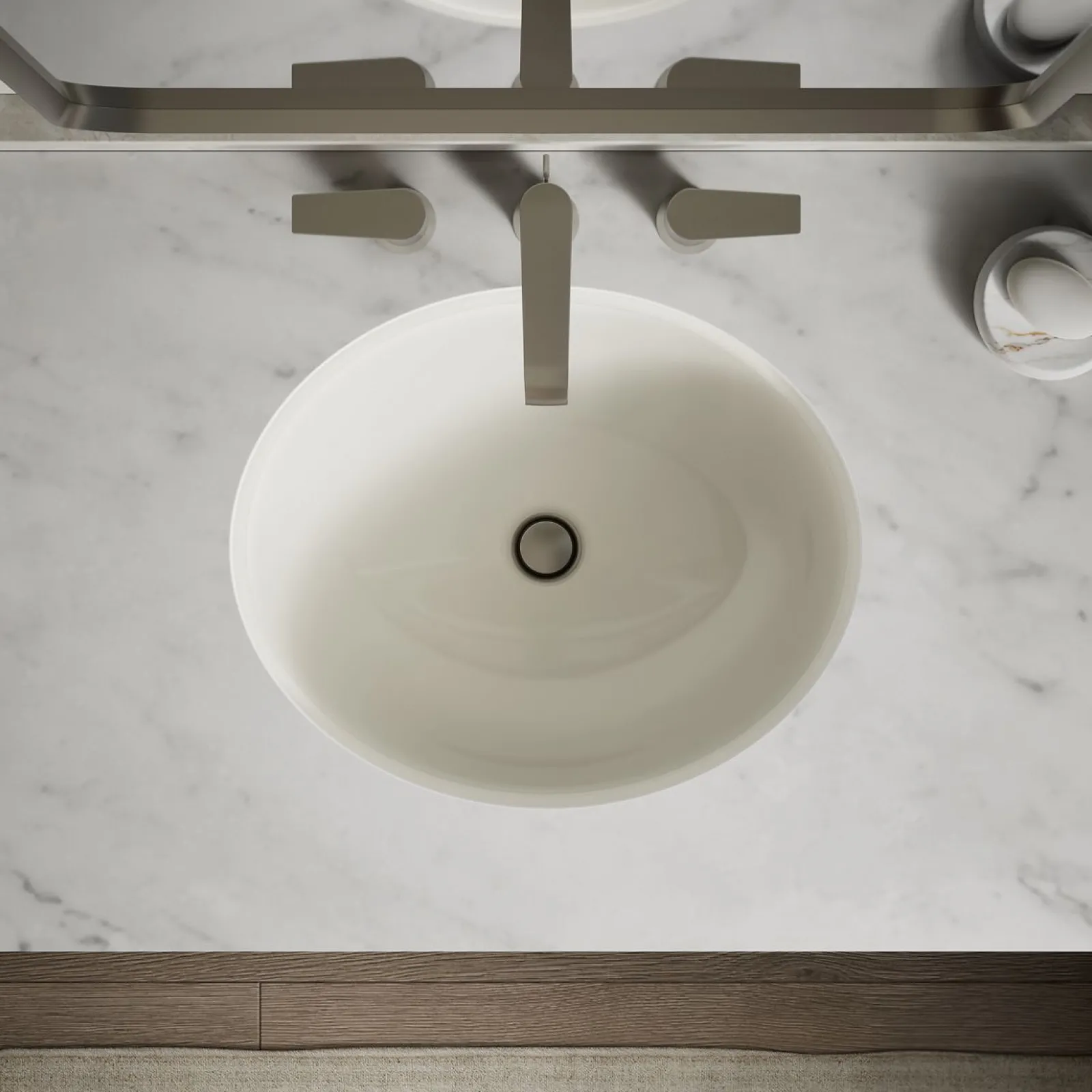 19-1/4" oval undermount bathroom sink, no overflow^Kohler Discount