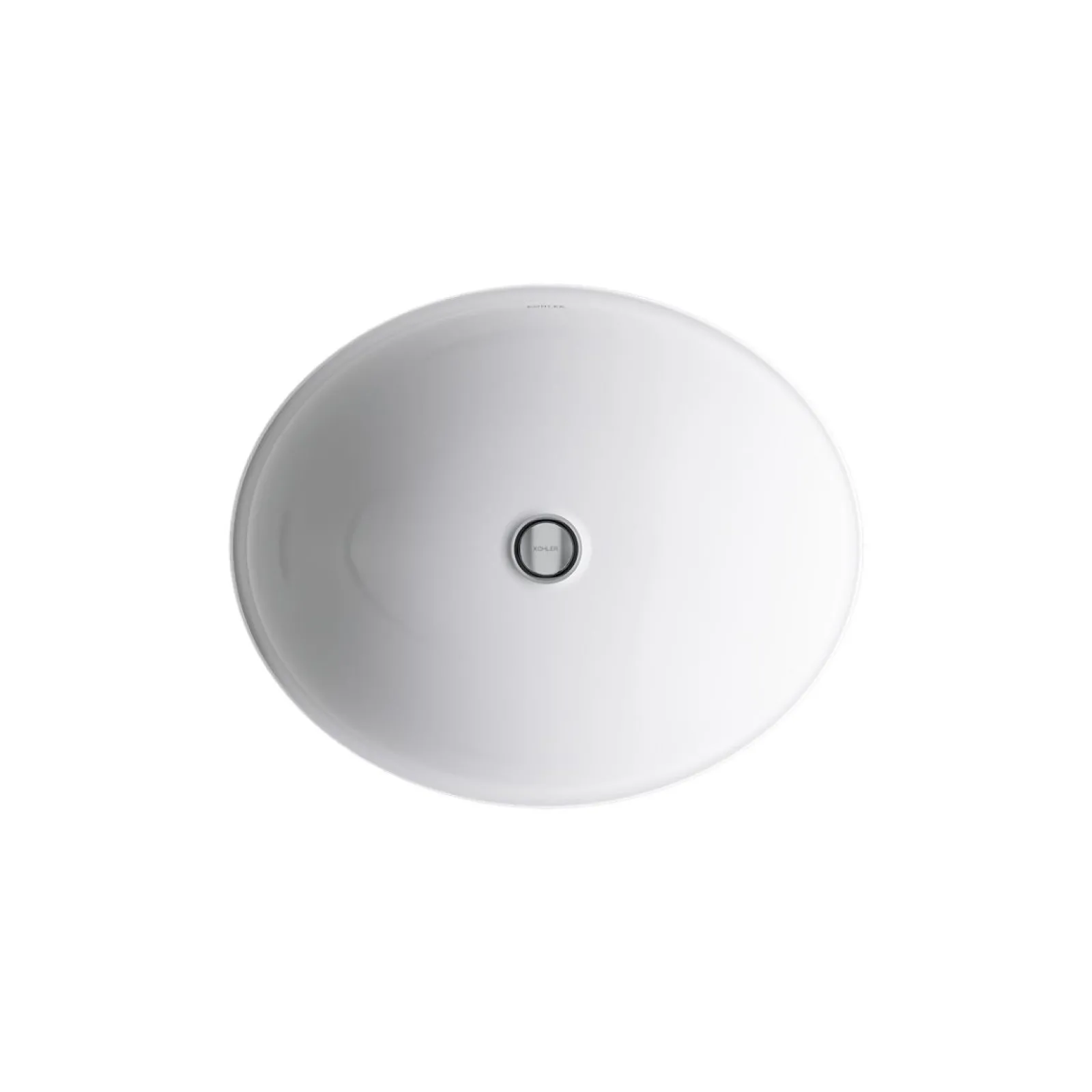 19-1/4" oval undermount bathroom sink, no overflow^Kohler Discount