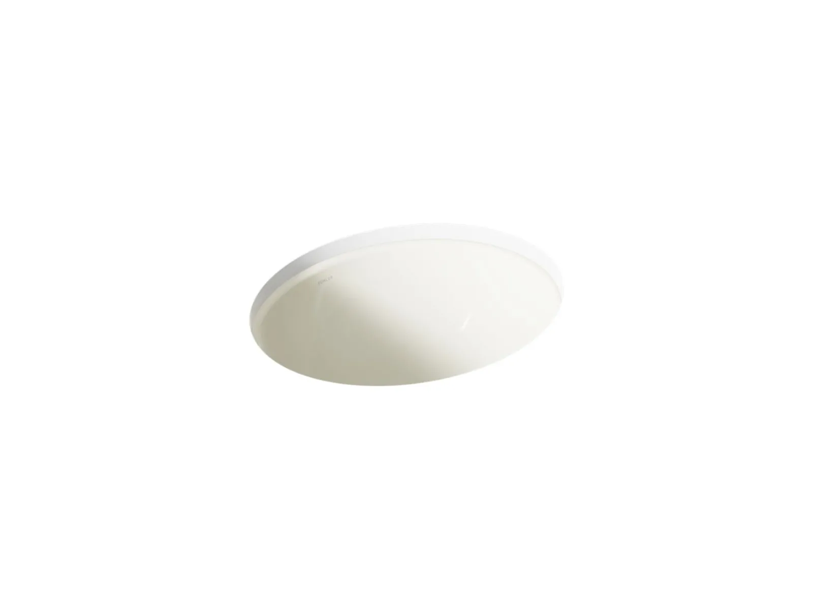 19-1/4" oval undermount bathroom sink, no overflow^Kohler Discount