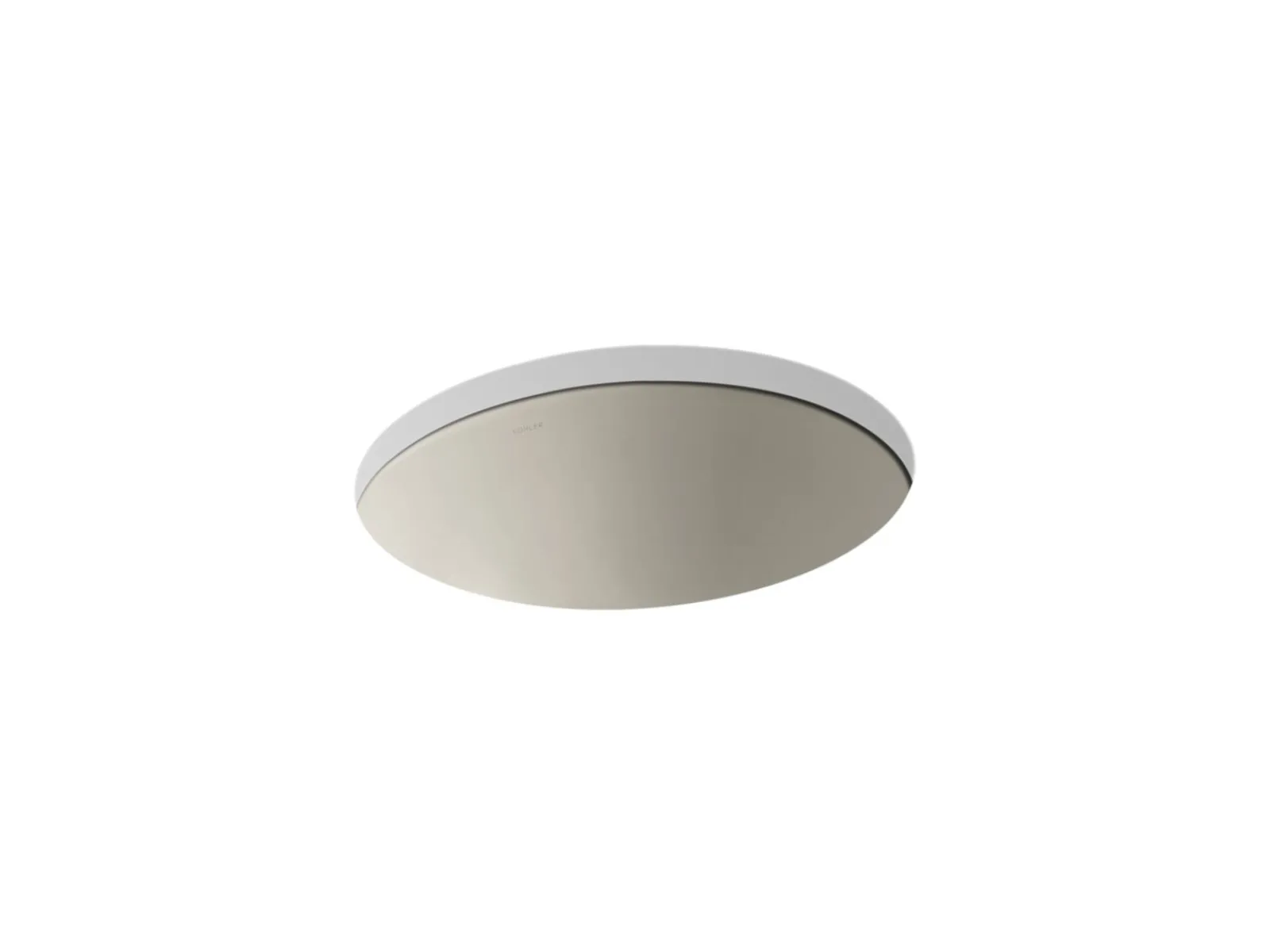 19-1/4" oval undermount bathroom sink, no overflow^Kohler Discount