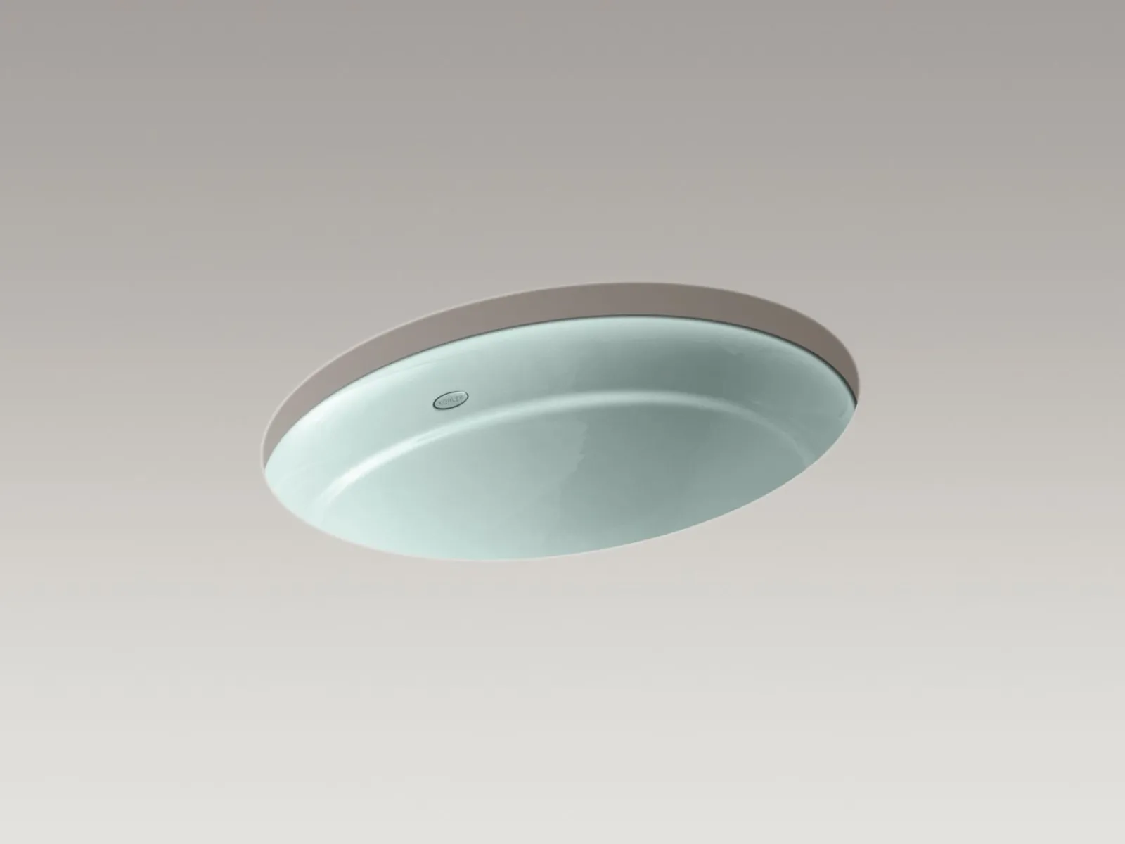 20-3/4" oval undermount bathroom sink, no overflow^Kohler Discount