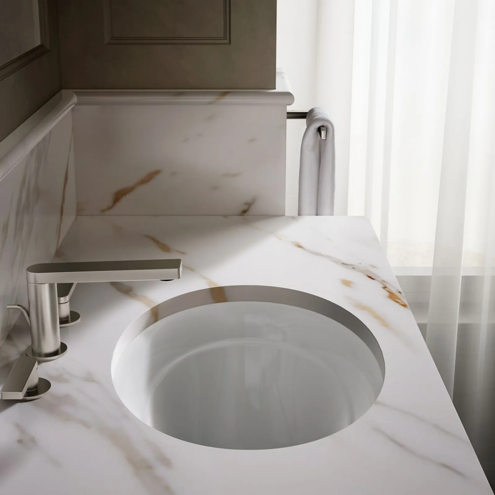 20-3/4" oval undermount bathroom sink, no overflow^Kohler Discount