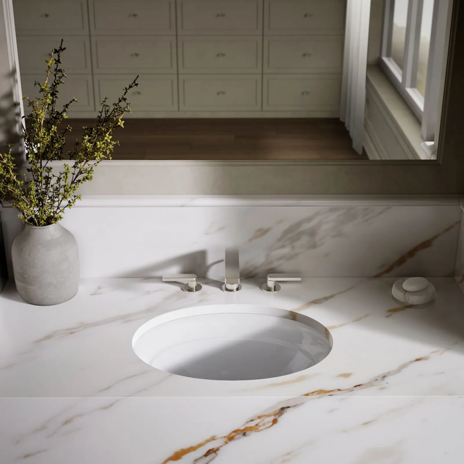 20-3/4" oval undermount bathroom sink, no overflow^Kohler Discount