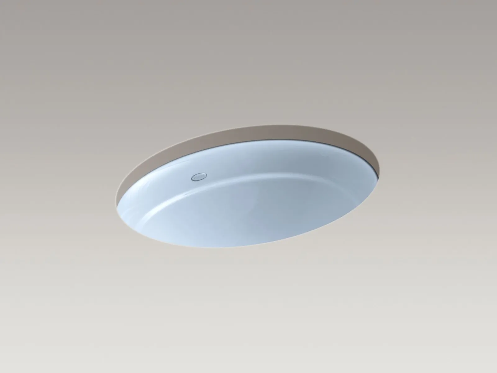 20-3/4" oval undermount bathroom sink, no overflow^Kohler Discount