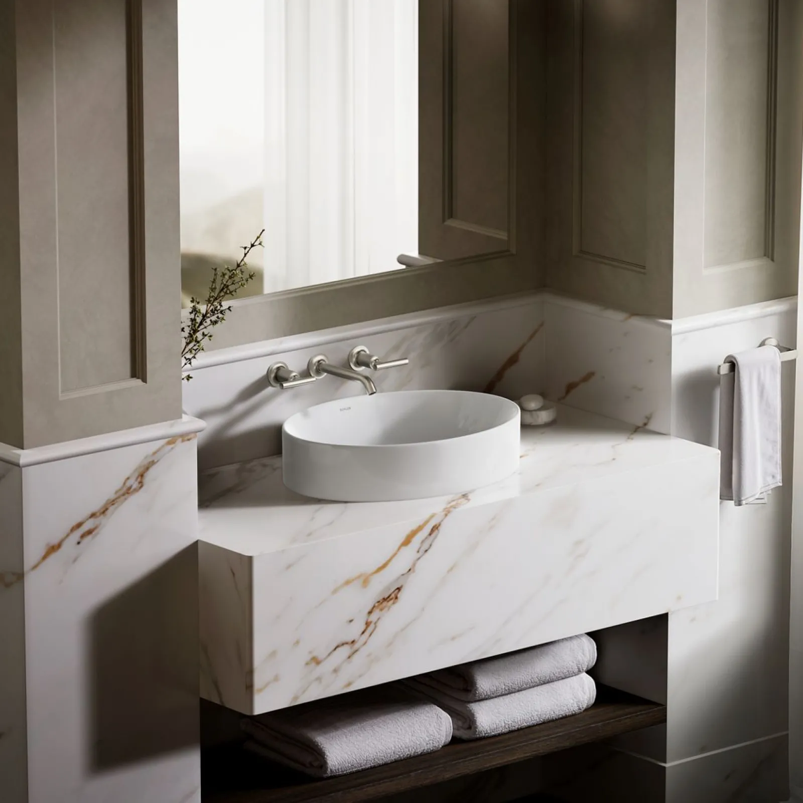 20" oval vessel bathroom sink^Kohler Discount