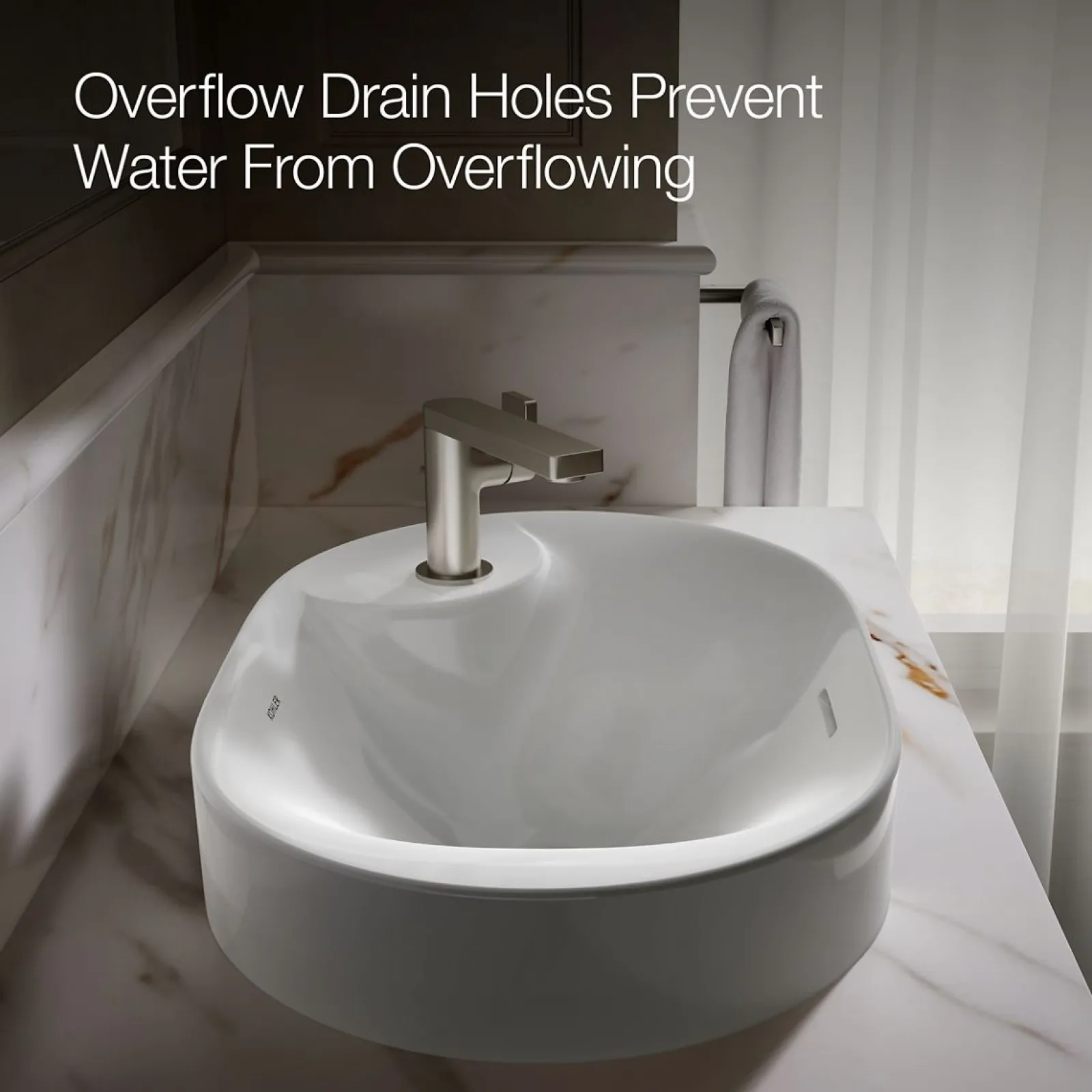 22-3/4" oval vessel bathroom sink^Kohler Online