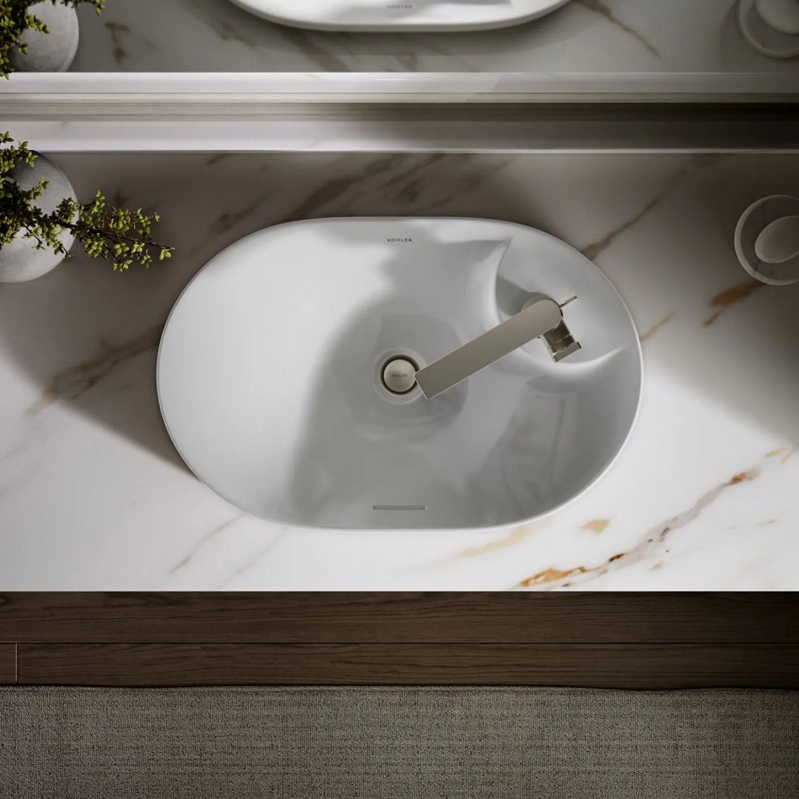 22-3/4" oval vessel bathroom sink^Kohler Online