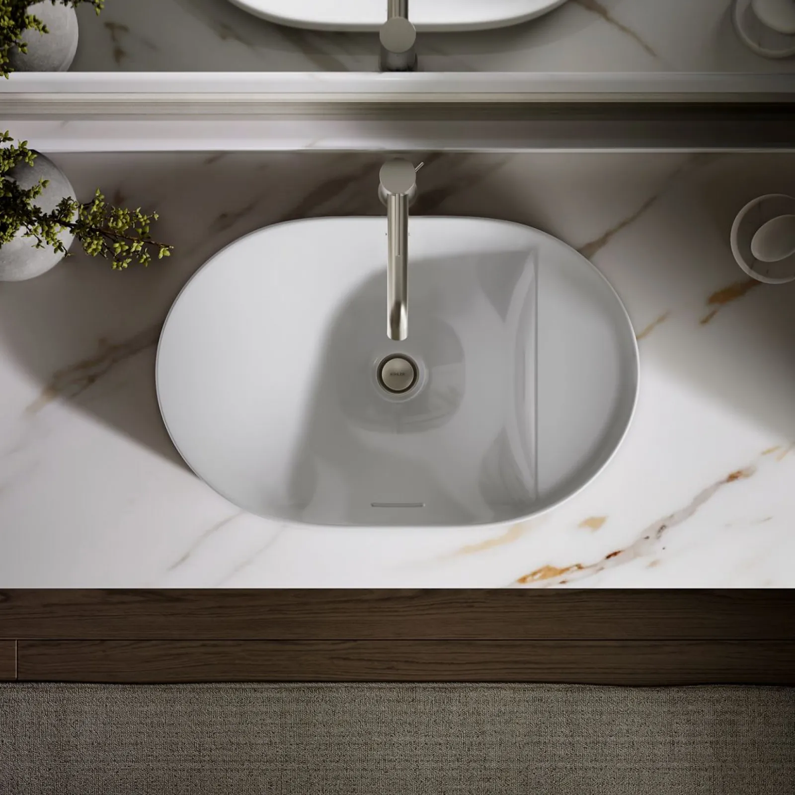 22-3/4" oval vessel bathroom sink^Kohler Best