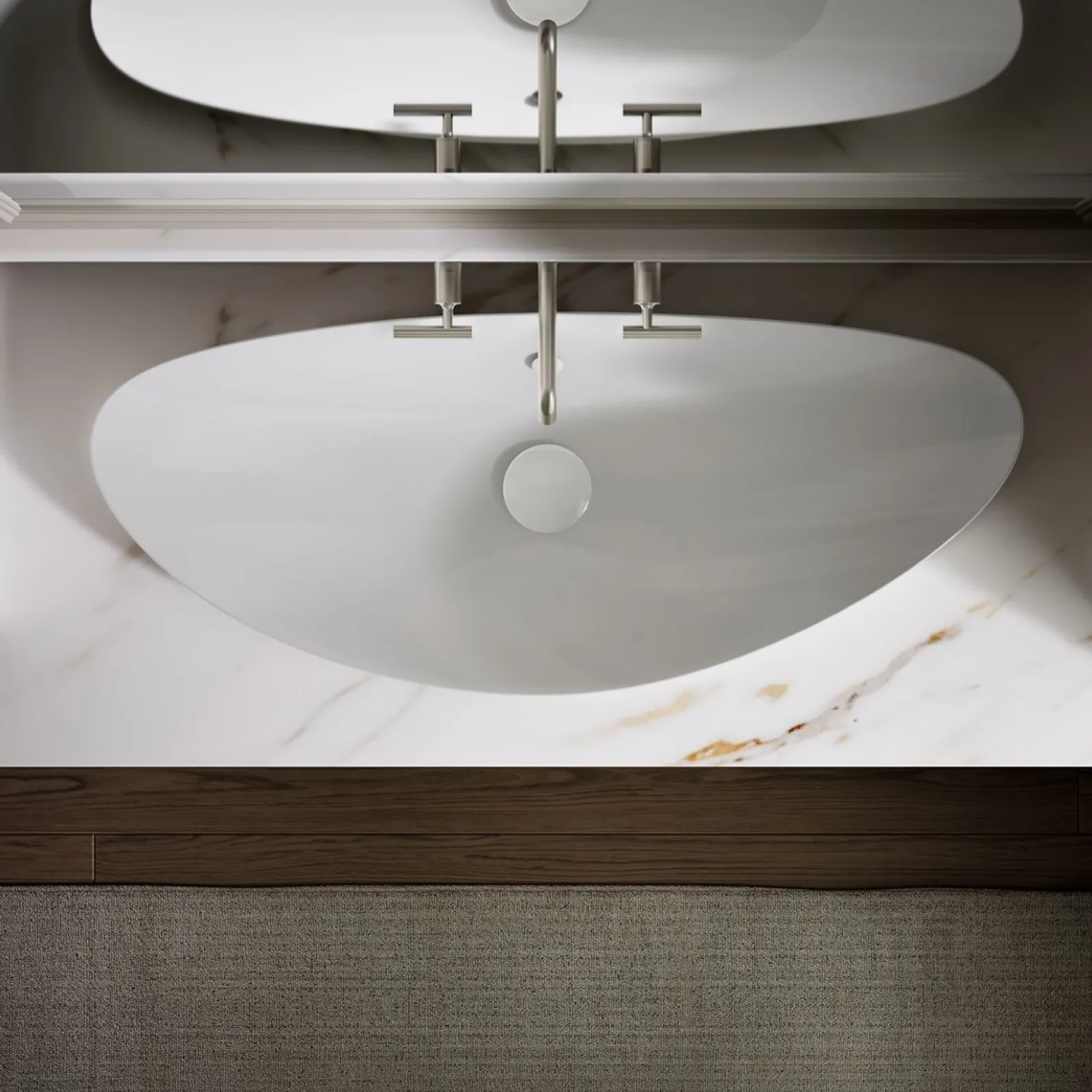 38-1/2" oval vessel bathroom sink^Kohler Outlet