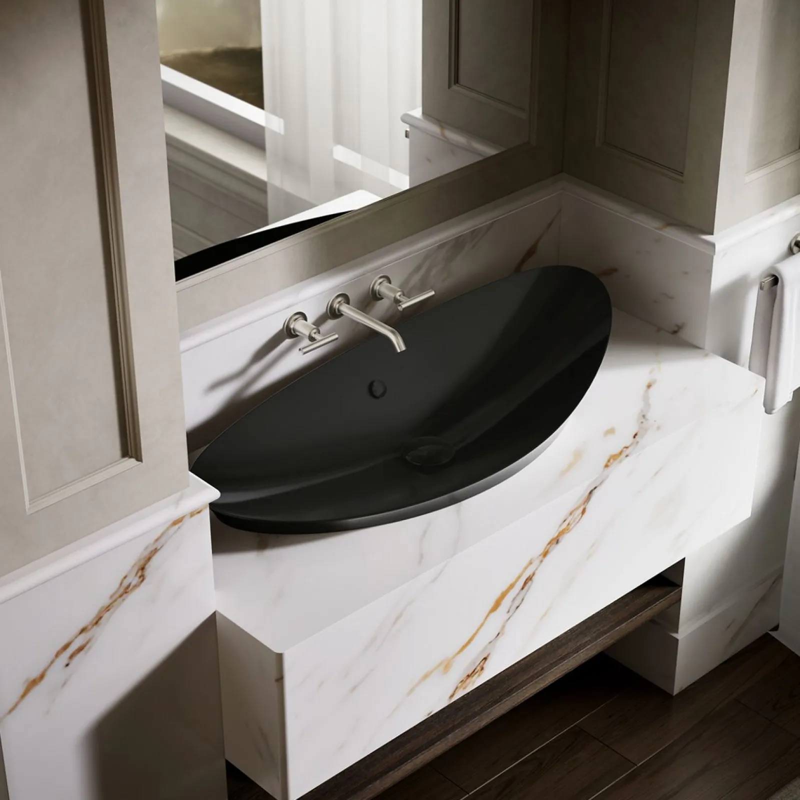38-1/2" oval vessel bathroom sink^Kohler Outlet