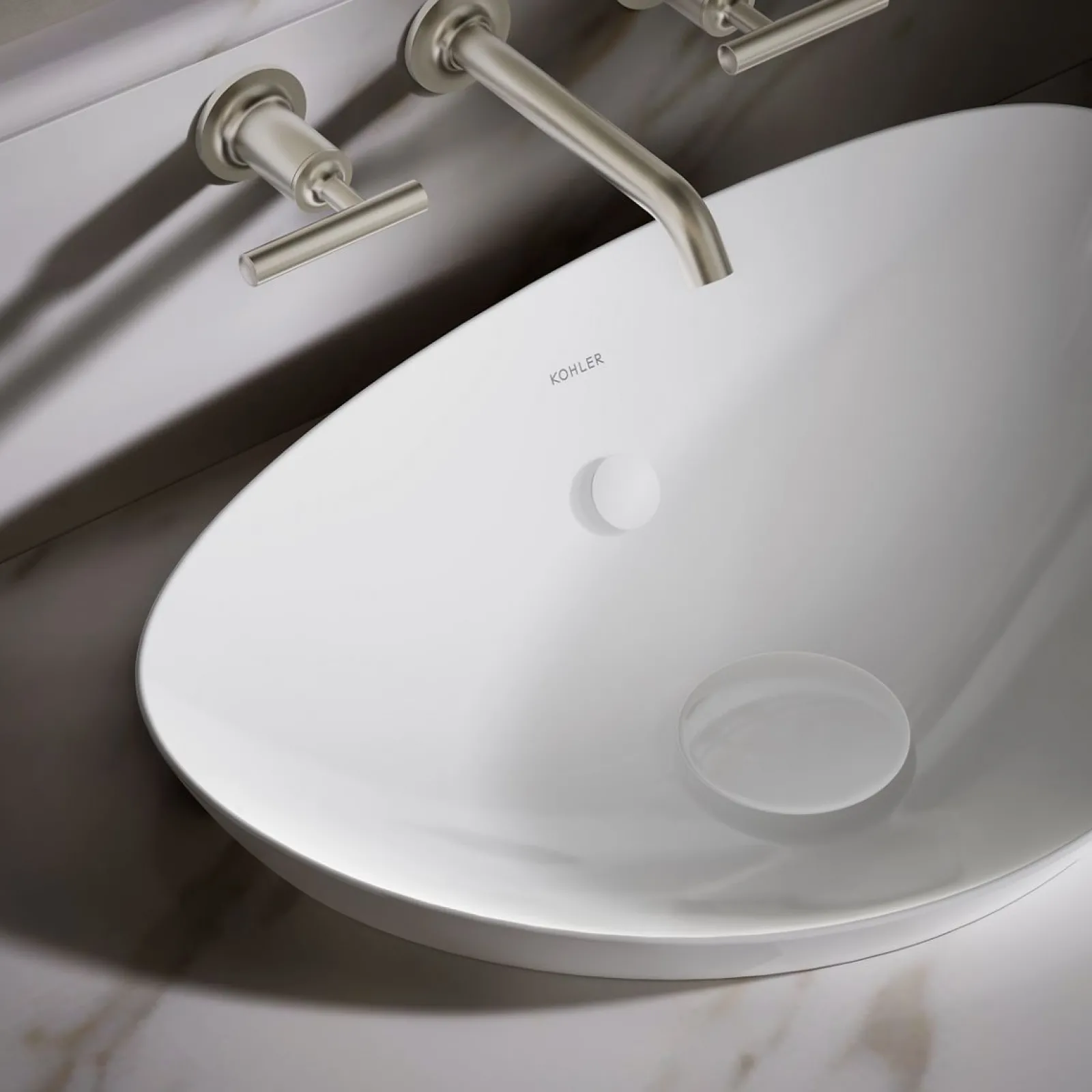 21" oval vessel bathroom sink^Kohler Best