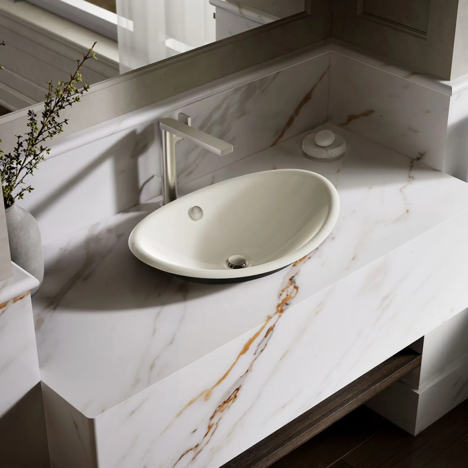 20-3/4" oval vessel bathroom sink^Kohler Best