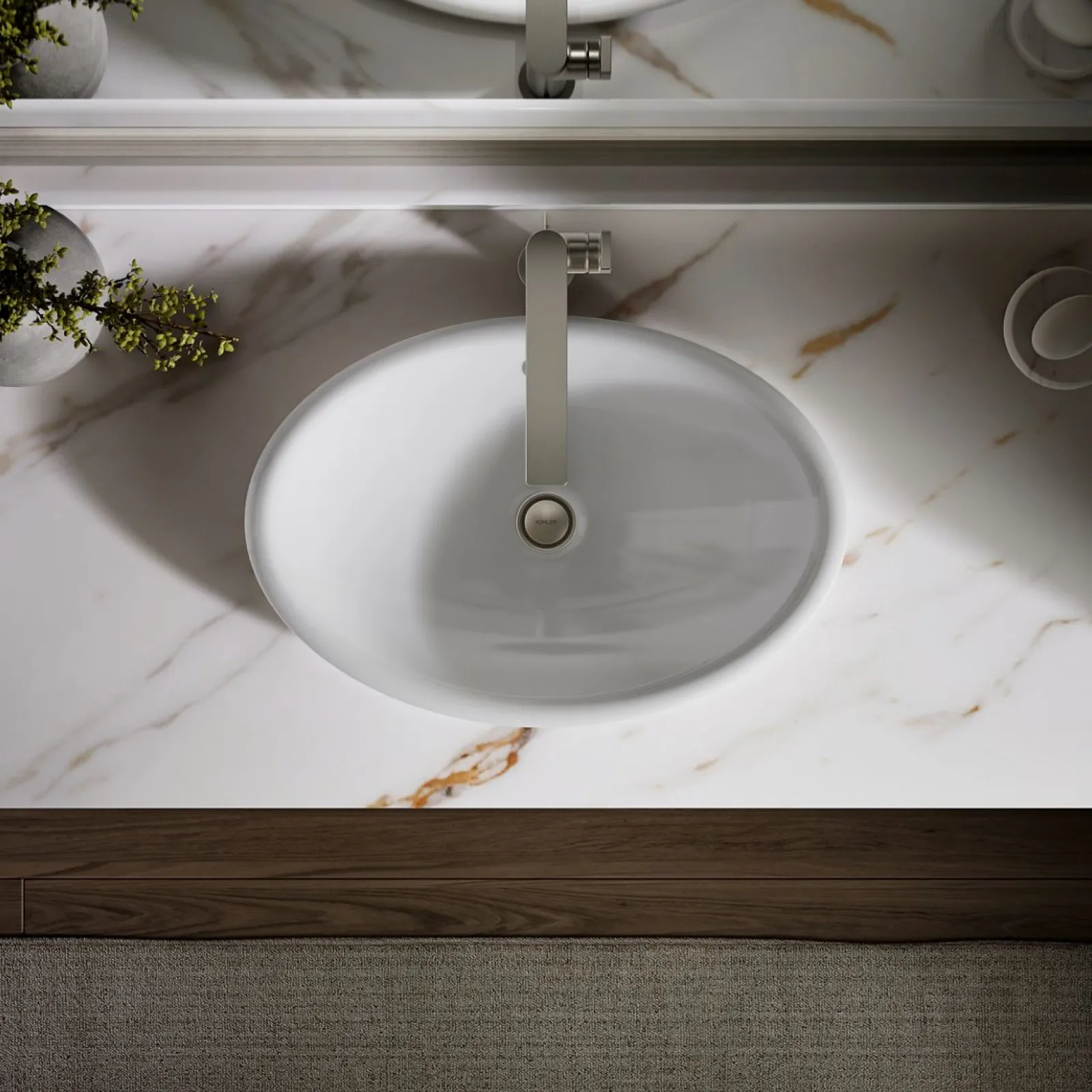 20-3/4" oval vessel bathroom sink^Kohler Discount