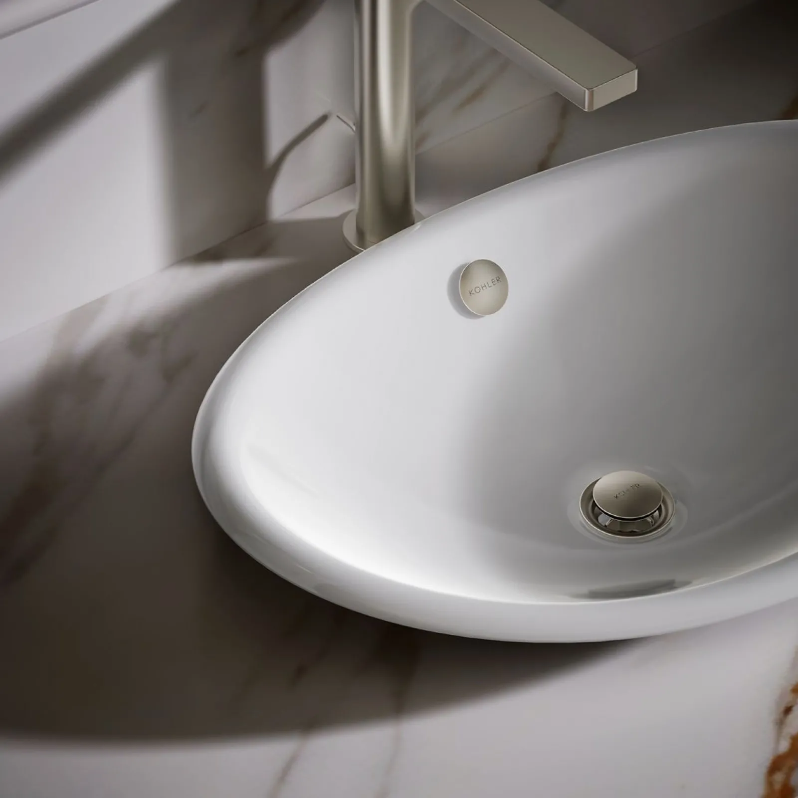 20-3/4" oval vessel bathroom sink^Kohler New