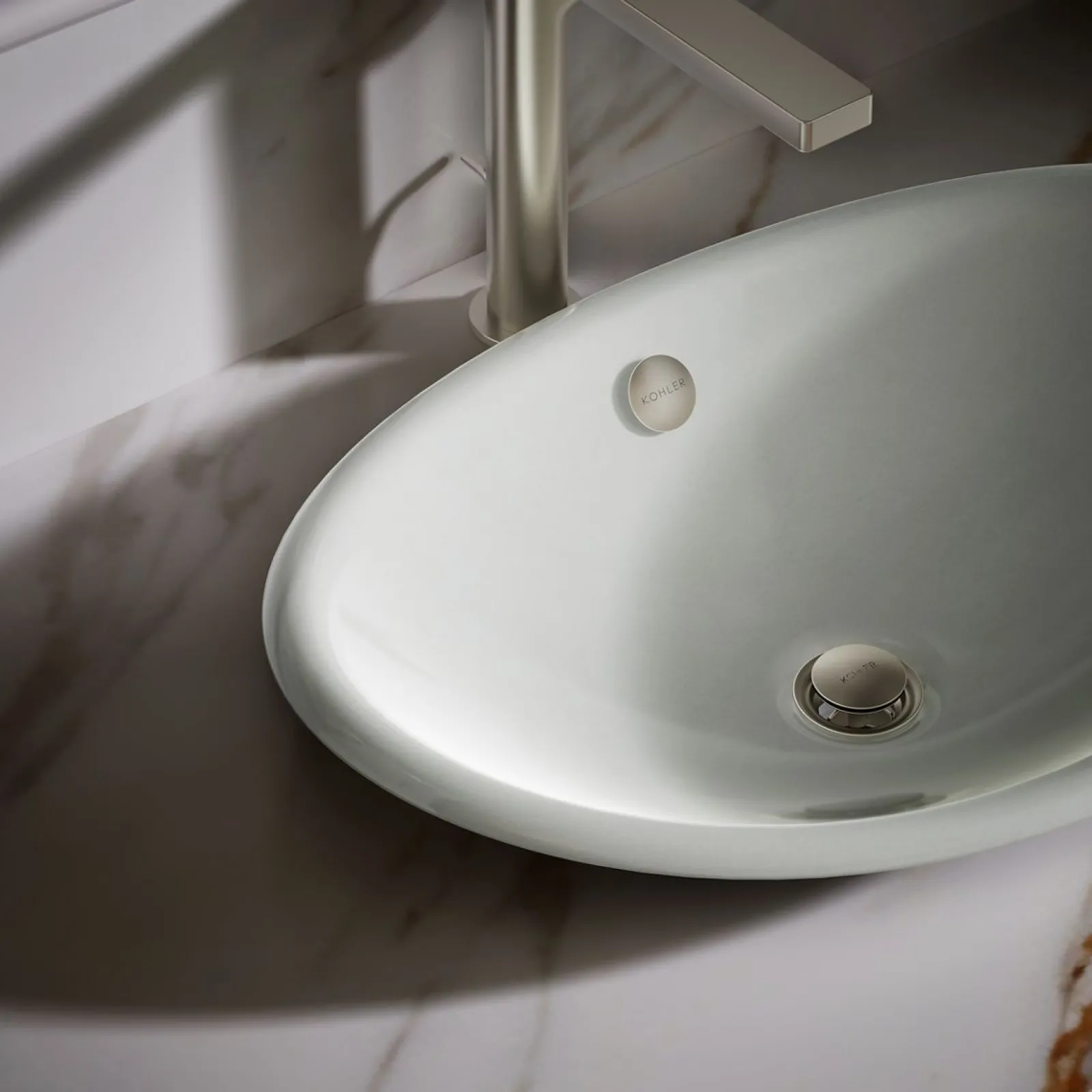 20-3/4" oval vessel bathroom sink^Kohler New