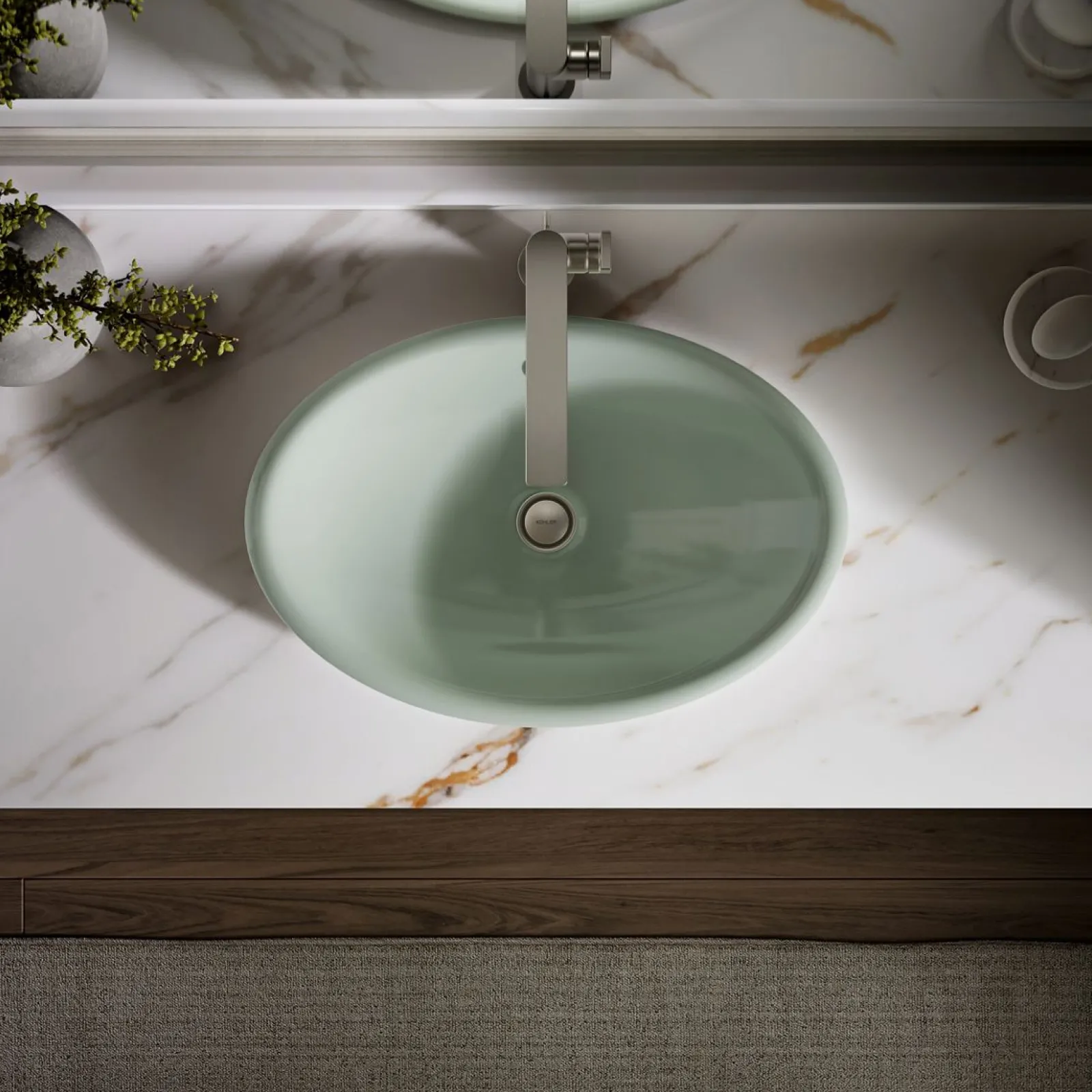 20-3/4" oval vessel bathroom sink^Kohler Discount