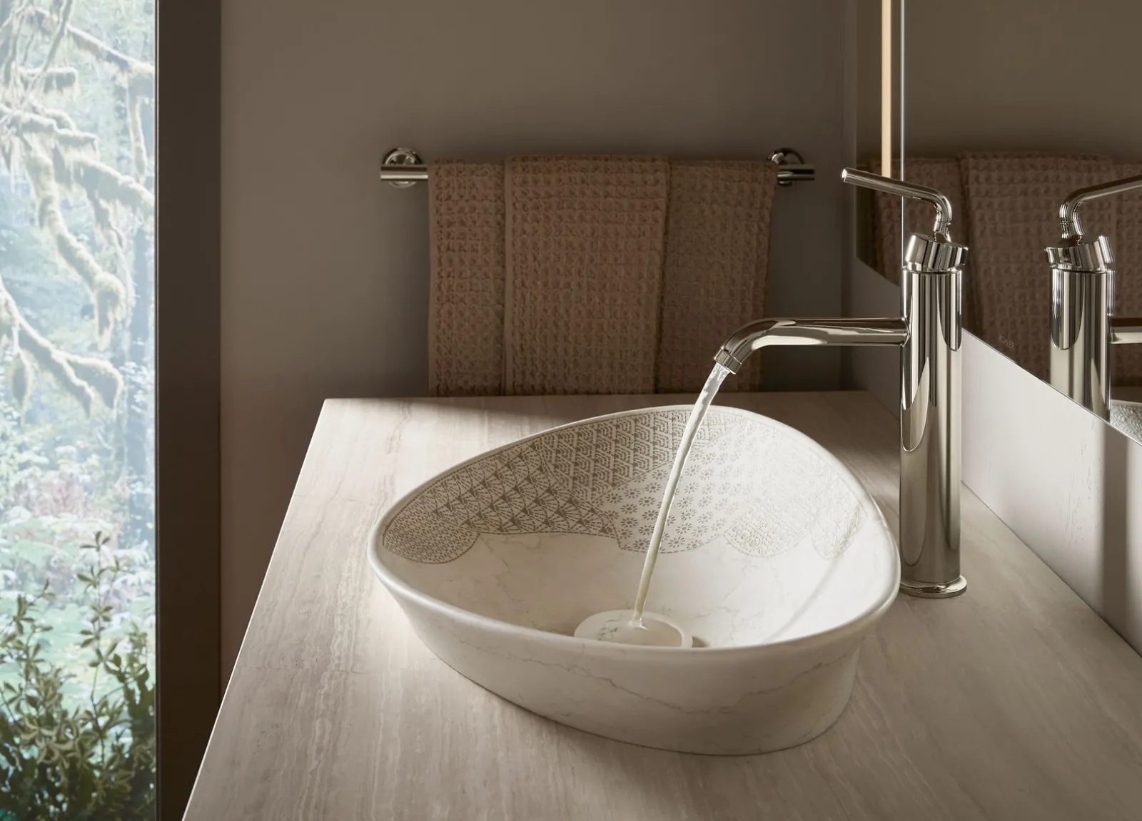 28" oval vessel bathroom sink, no overflow^Kohler Discount