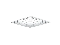 Overhead shower panel with four 22-nozzle sprayheads^Kohler