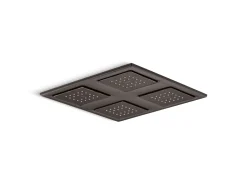 Overhead shower panel with four 22-nozzle sprayheads^Kohler