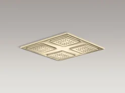 Overhead shower panel with four 22-nozzle sprayheads^Kohler