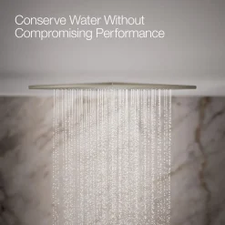 Overhead shower panel with four 22-nozzle sprayheads^Kohler