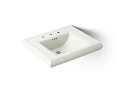 Pedestal/console table bathroom sink basin with 8