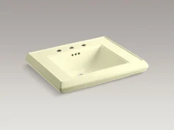 Pedestal/console table bathroom sink basin with 8