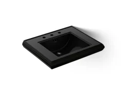 Pedestal/console table bathroom sink basin with 8